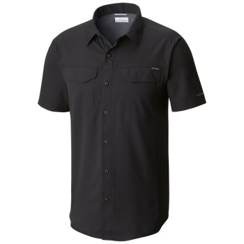 Columbia Silver Ridge Lite Short Sleeve, Camisa Negros Para Hombre | 689247-ODY